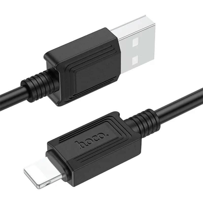 Дата кабель Hoco X73 Ferry USB to Lightning 2.4A Black — фото 3
