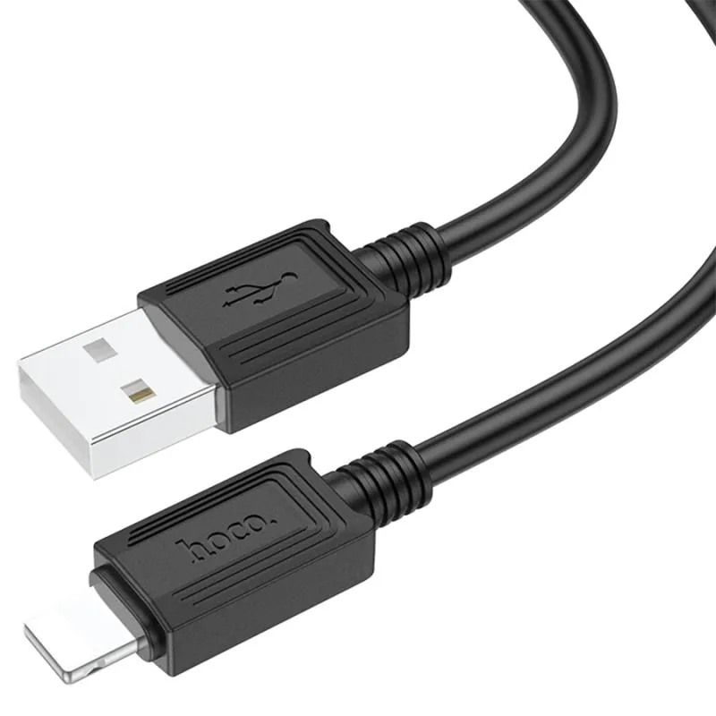 Дата кабель Hoco X73 Ferry USB to Lightning 2.4A Black — фото 4