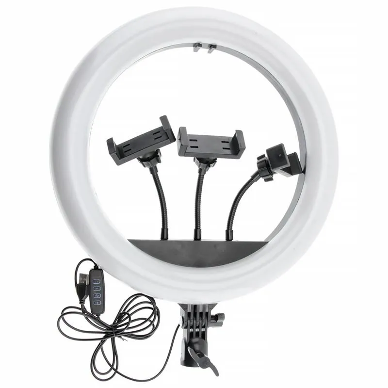 Кільцева світлодіодна LED лампа XD360 14 Black