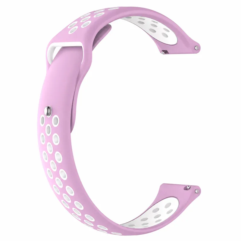 Силіконовий ремінець Active Air для Smart Watch 22mm Powder / White