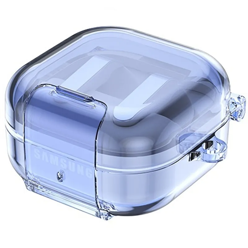 Футляр Crystal Lock Series для Samsung Galaxy Buds 4 / 4 Pro Blue — фото 2
