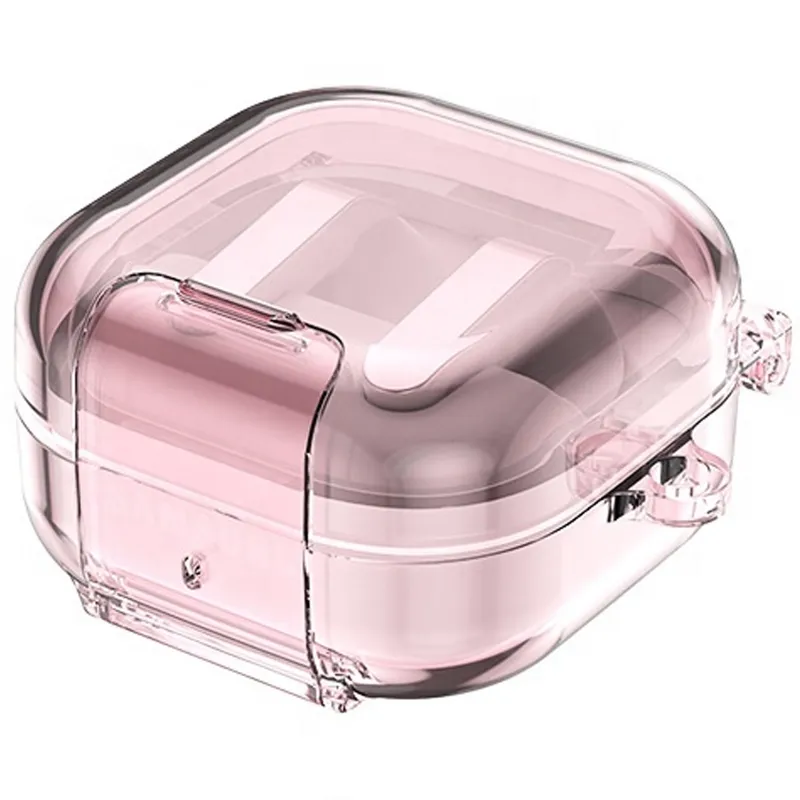 Футляр Crystal Lock Series для Samsung Galaxy Buds 4 / 4 Pro Pink — фото 2