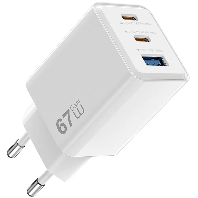МЗП WIWU G026 Cube PD67W+QC3.0 GaN White