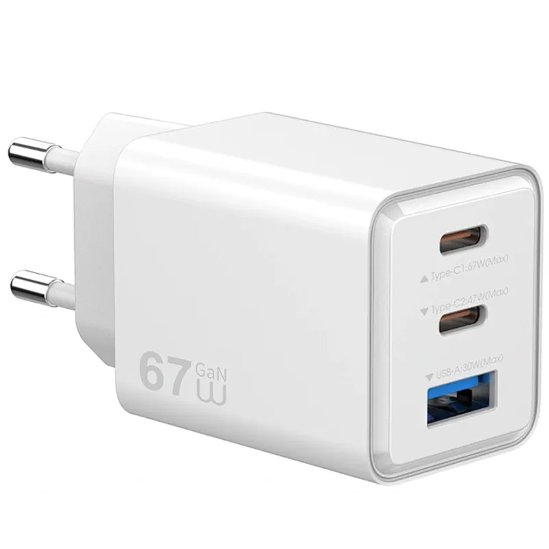 МЗП WIWU G026 Cube PD67W+QC3.0 GaN White — фото 2