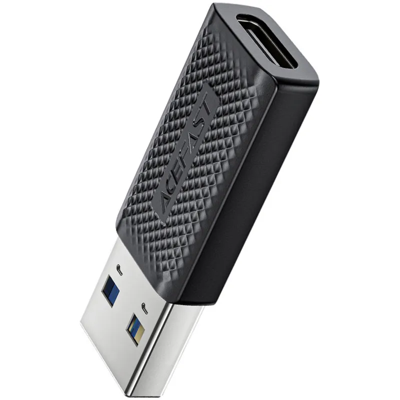 Перехідник Acefast J2 USB Male to Type-C Female USB3.0 Black