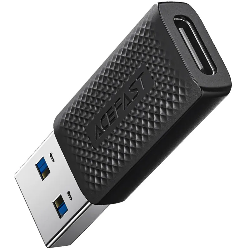 Перехідник Acefast J2 USB Male to Type-C Female USB3.0 Black — фото 3