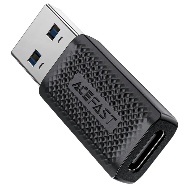 Перехідник Acefast J2 USB Male to Type-C Female USB3.0 Black — фото 4