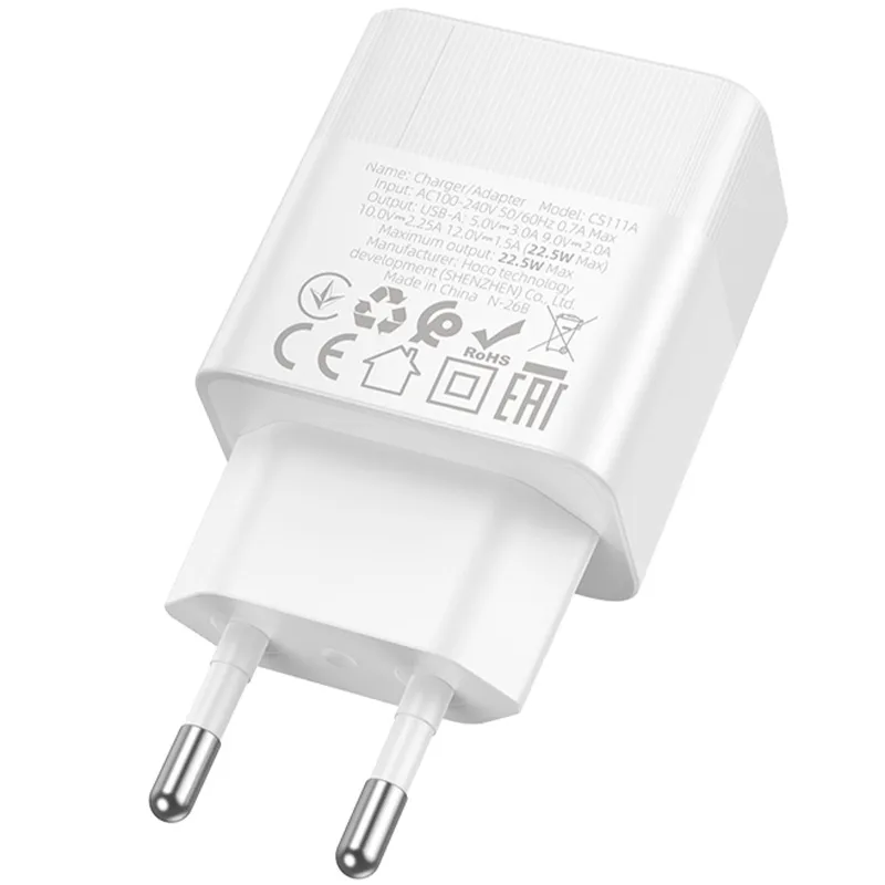 МЗП Hoco CS111A Lounge QC3.0 22.5W White — фото 3