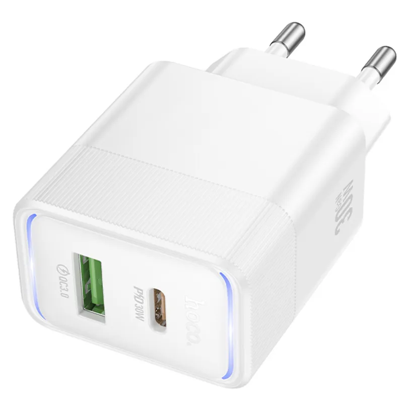 МЗП Hoco CS112A Lounge PD30W+QC3.0 White — фото 3