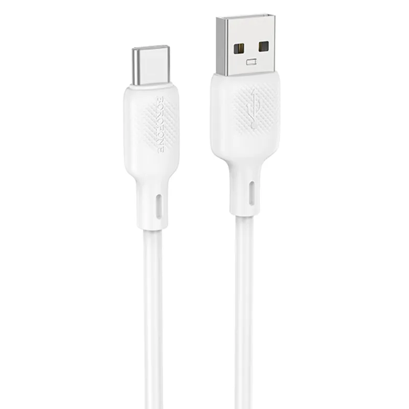 Дата кабель Borofone BX113 Lenny USB to Type-C 3A White