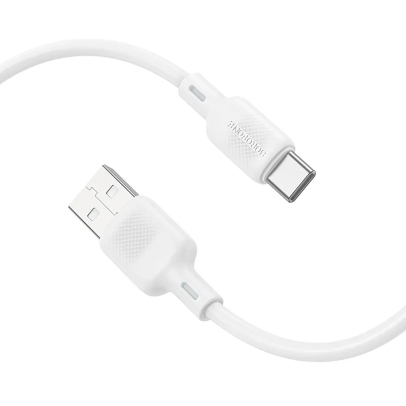 Дата кабель Borofone BX113 Lenny USB to Type-C 3A White — фото 2