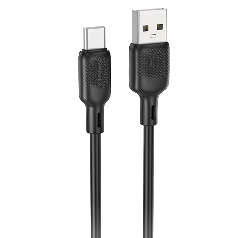 Дата кабель Borofone BX113 Lenny USB to Type-C 3A Black