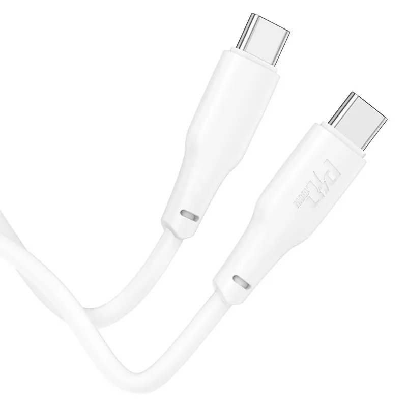 Дата кабель Hoco X93 Force Type-C to Type-C 100W White — фото 3