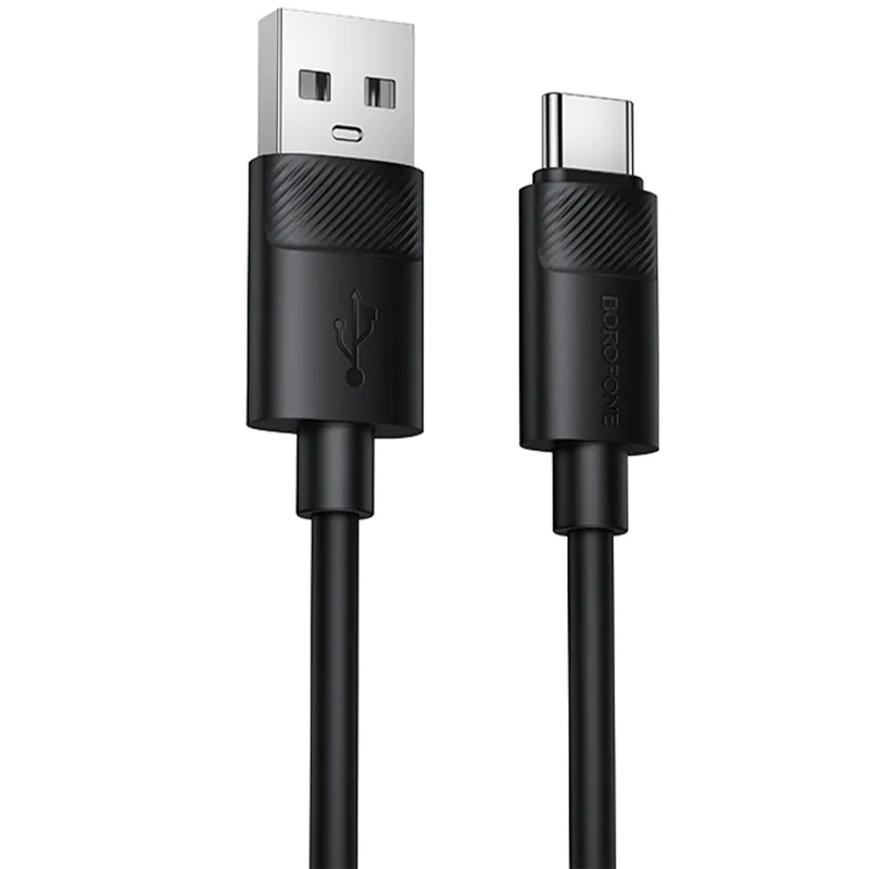 Дата кабель Borofone BX123 Leya USB to Type-C 36W Black