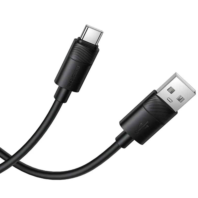 Дата кабель Borofone BX123 Leya USB to Type-C 36W Black — фото 4