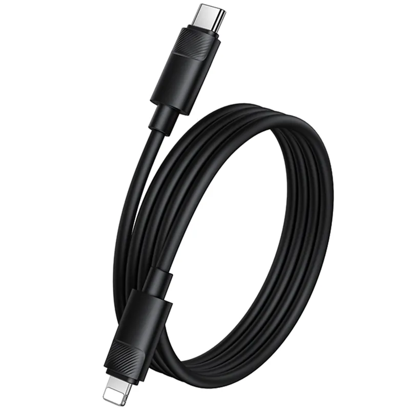 Дата кабель Borofone BX123 Leya Type-C to Lightning 30W Black — фото 3
