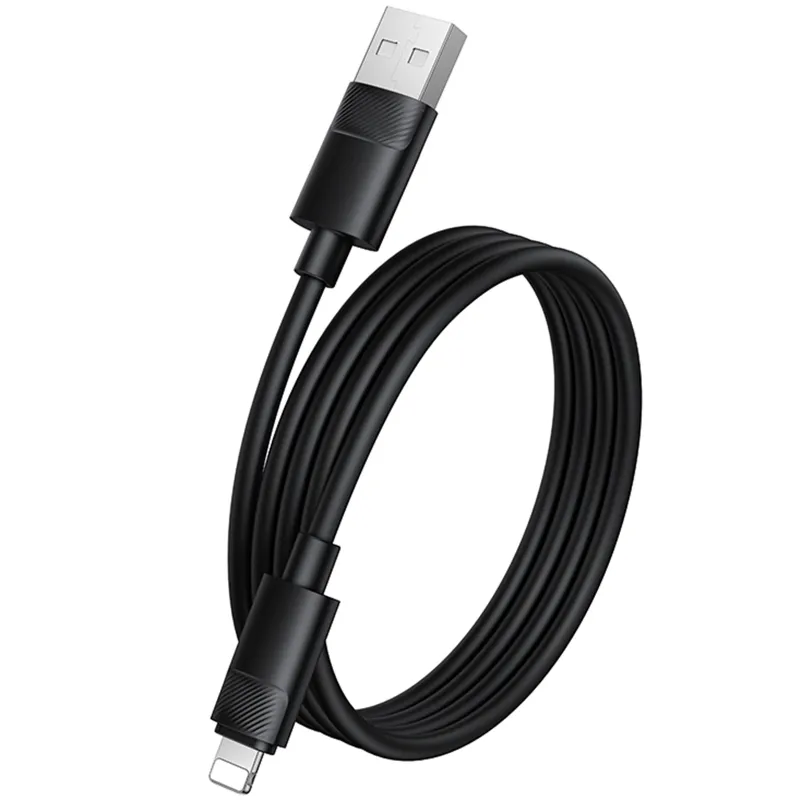Дата кабель Borofone BX123 Leya USB to Lightning 12W Black — фото 3