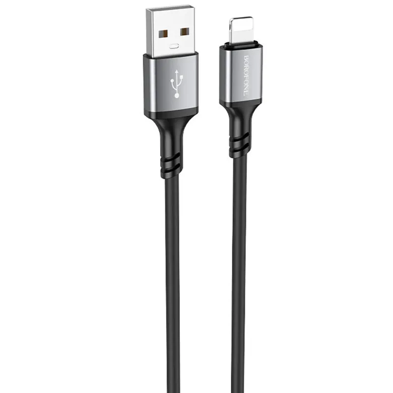 Дата кабель Borofone BX83 Famous USB to Lightning 2.4A Black