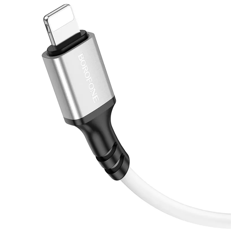 Дата кабель Borofone BX83 Famous USB to Lightning 2.4A White — фото 3