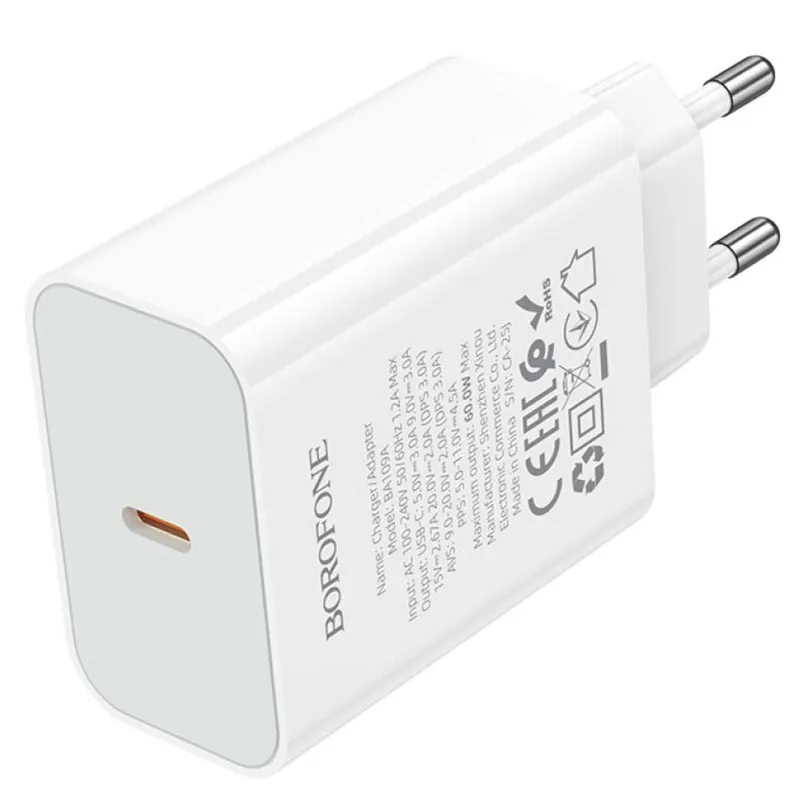 МЗП Borofone BA109A Star PD40W White — фото 3