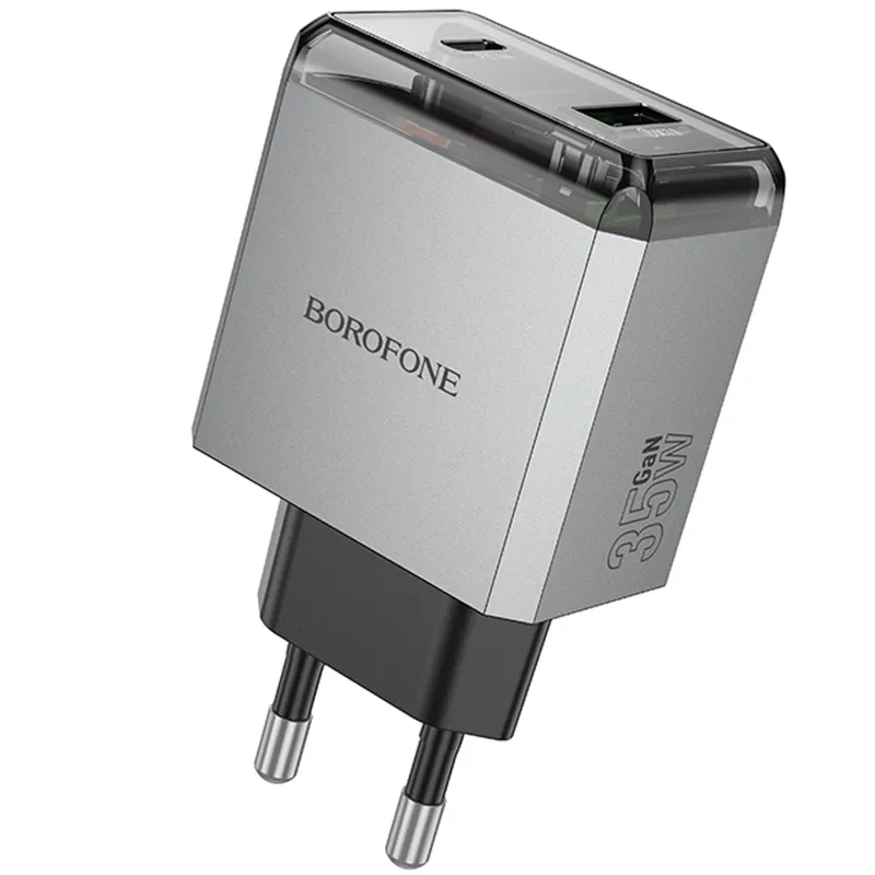 МЗП Borofone BN20 Lena PD35W+QC3.0 Metal gray