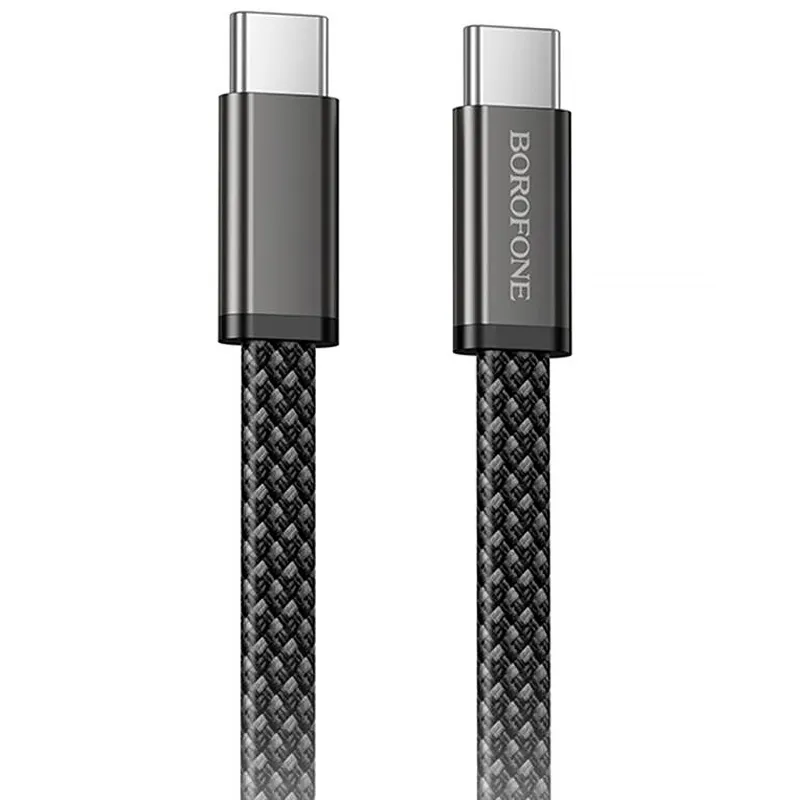 Дата кабель Borofone BX124 Peace Type-C to Type-C 60W Black