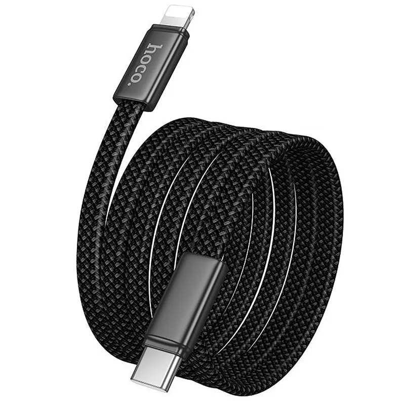 Дата кабель Hoco X125 Exceso Type-C to Lightning 30W Black — фото 3