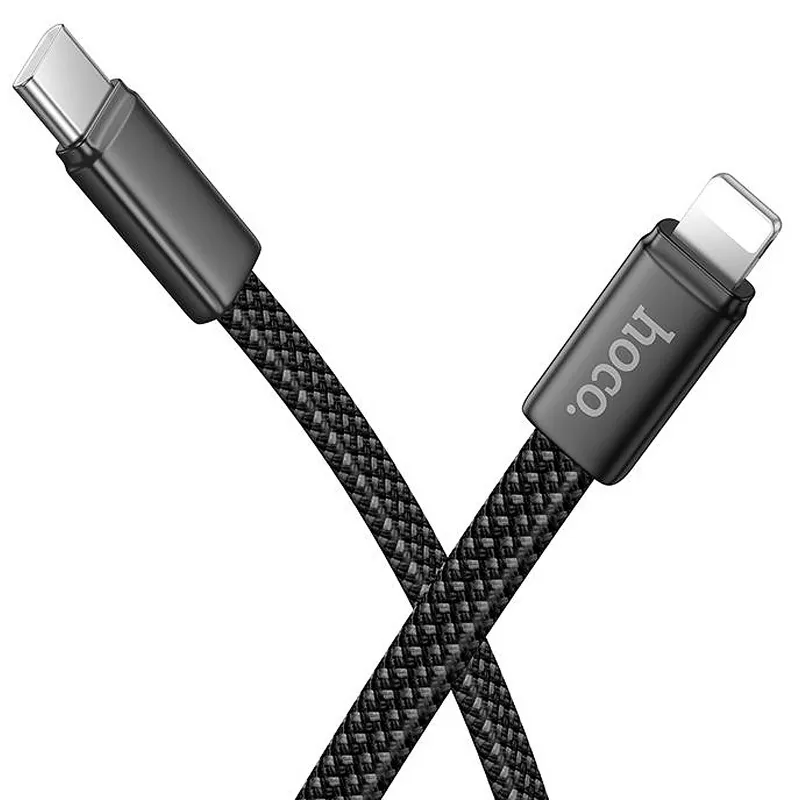 Дата кабель Hoco X125 Exceso Type-C to Lightning 30W Black — фото 4