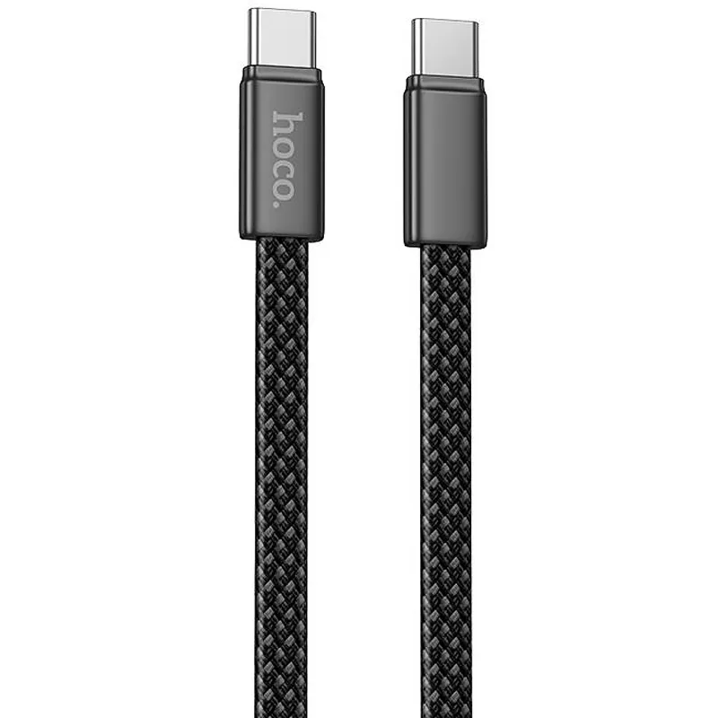 Дата кабель Hoco X125 Exceso Type-C to Type-C 60W Black