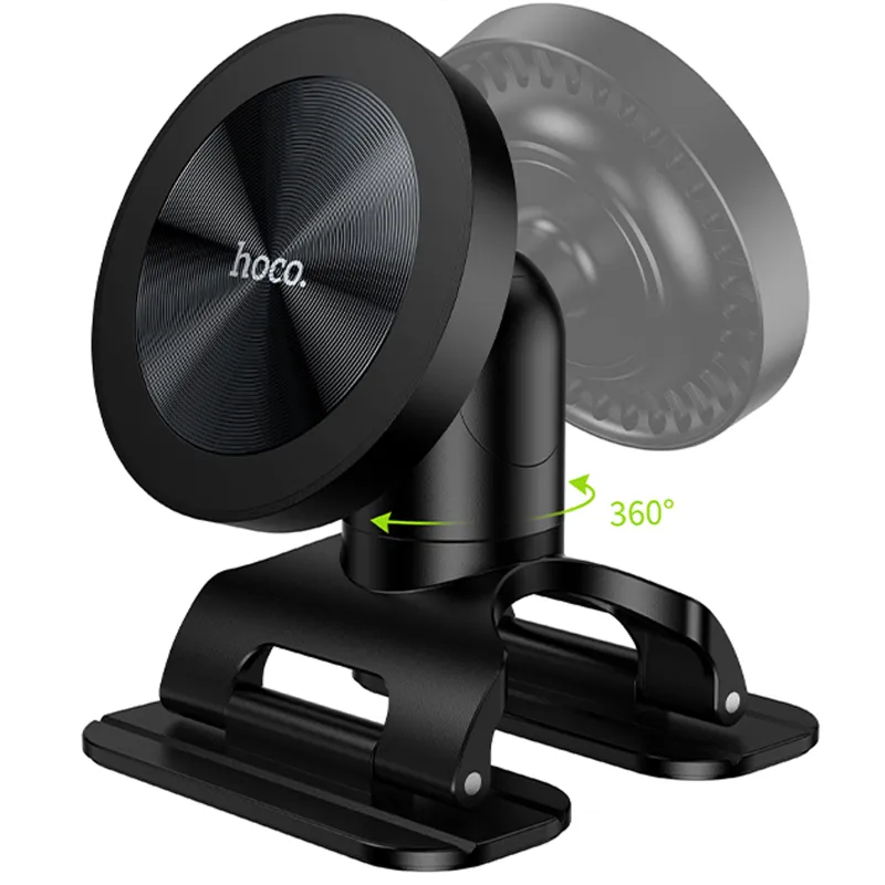 Автотримач Hoco H97 Eminent pull clip Black — фото 4