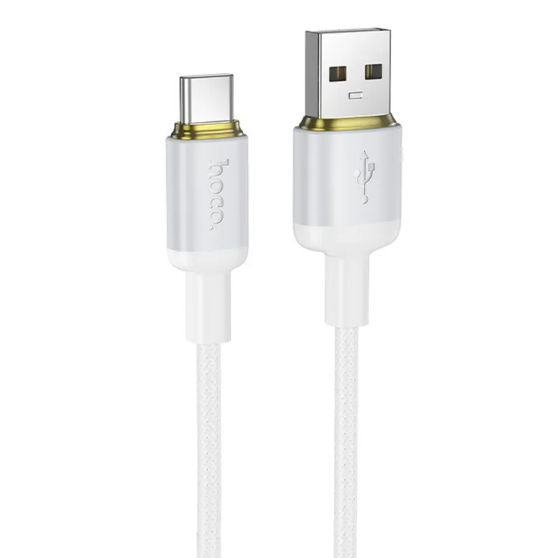 Дата кабель Hoco X128 Benefit USB to Type-C 36W White