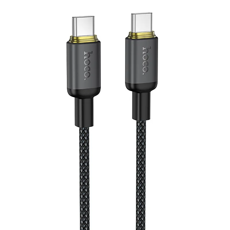 Дата кабель Hoco X128 Benefit Type-C to Type-C 60W Black