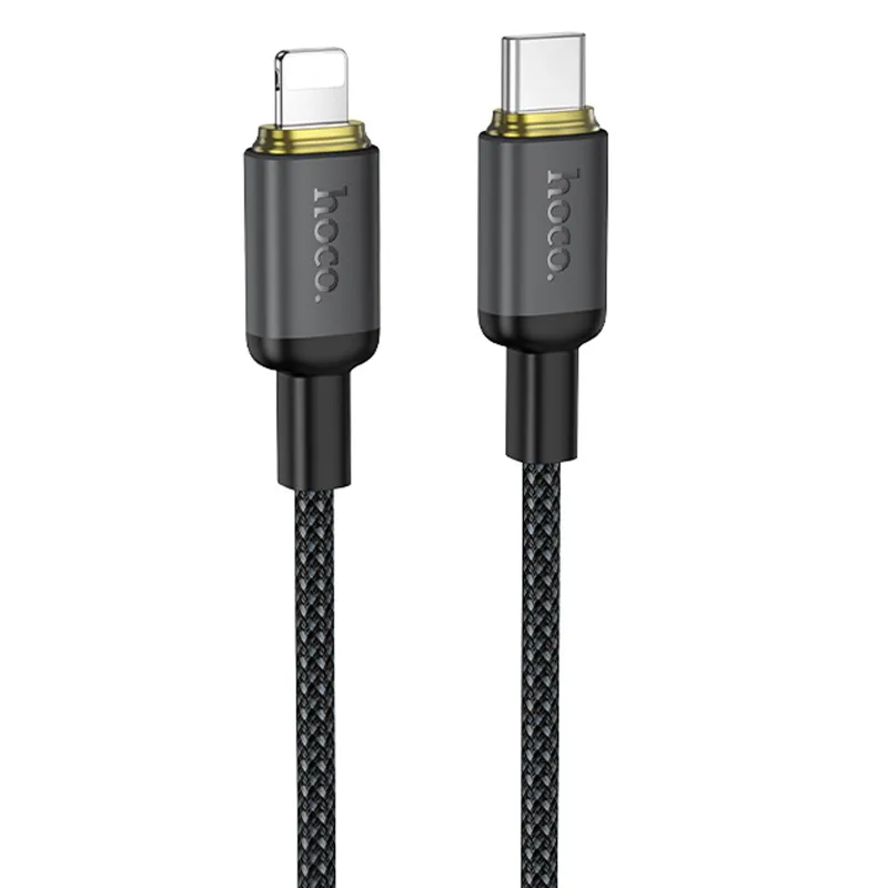 Дата кабель Hoco X128 Benefit Type-C to Lightning 30W Black