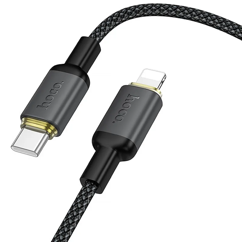 Дата кабель Hoco X128 Benefit Type-C to Lightning 30W Black — фото 3