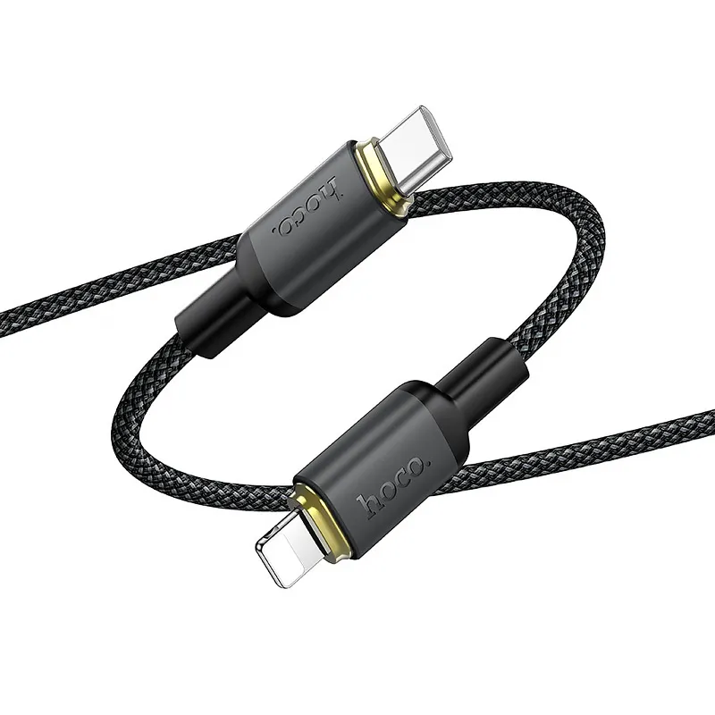 Дата кабель Hoco X128 Benefit Type-C to Lightning 30W Black — фото 4