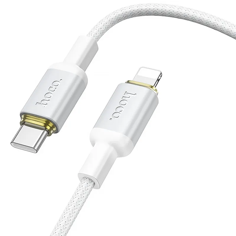 Дата кабель Hoco X128 Benefit Type-C to Lightning 30W White — фото 3