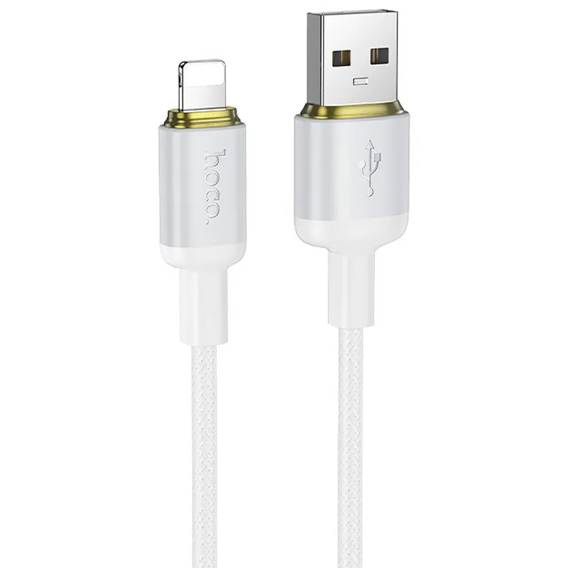 Дата кабель Hoco X128 Benefit USB to Lightning 12W White