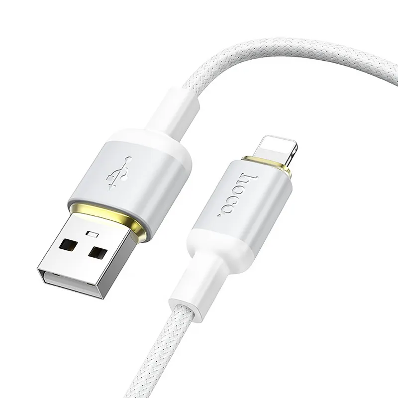 Дата кабель Hoco X128 Benefit USB to Lightning 12W White — фото 2
