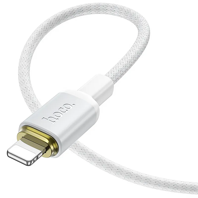 Дата кабель Hoco X128 Benefit USB to Lightning 12W White — фото 3
