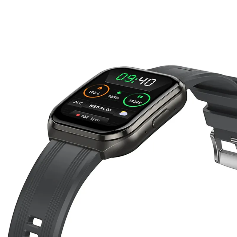 Смарт-годинник Hoco Y44 Smart sports watch Black — фото 2