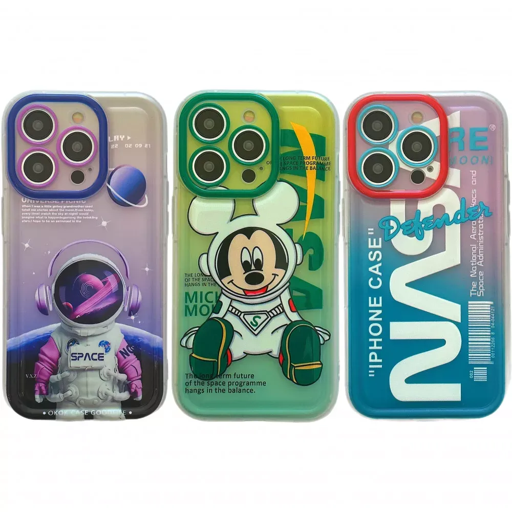 Nasa sticker Case  iPhone 13 Pro Max — Mickey - фото 3