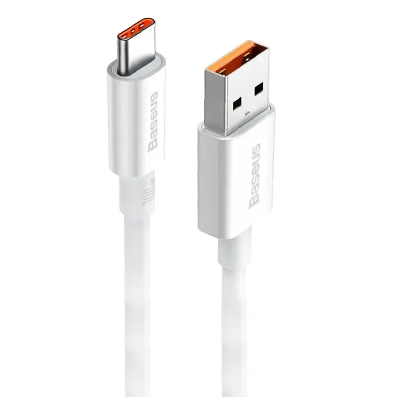 Дата кабель Baseus Superior Series Fast Charging USB to Type-C 100W Moon White