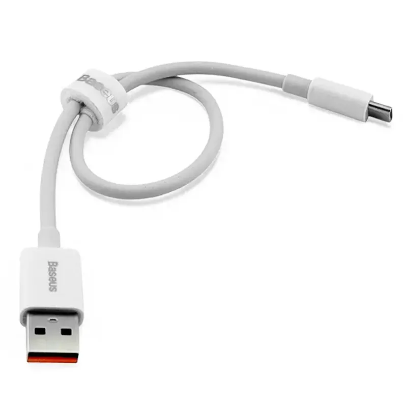 Дата кабель Baseus Superior Series Fast Charging USB to Type-C 100W Moon White — фото 2