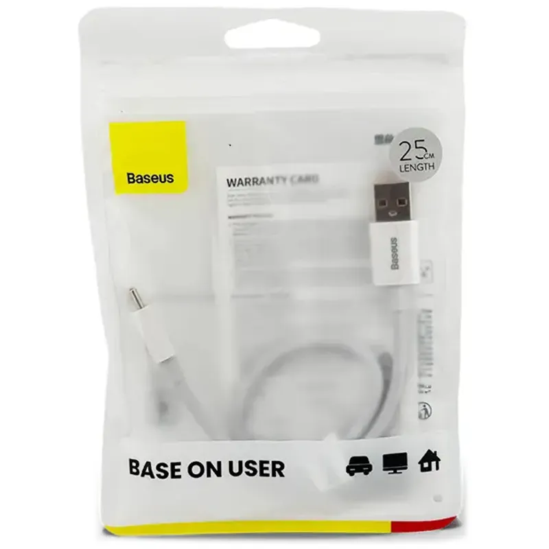 Дата кабель Baseus Superior Series Fast Charging USB to Type-C 100W Moon White — фото 4