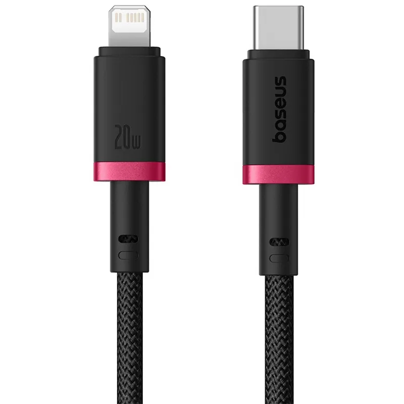 Дата кабель Baseus Dura Series Fast Charging Type-C to Lightning 20W Red / Black