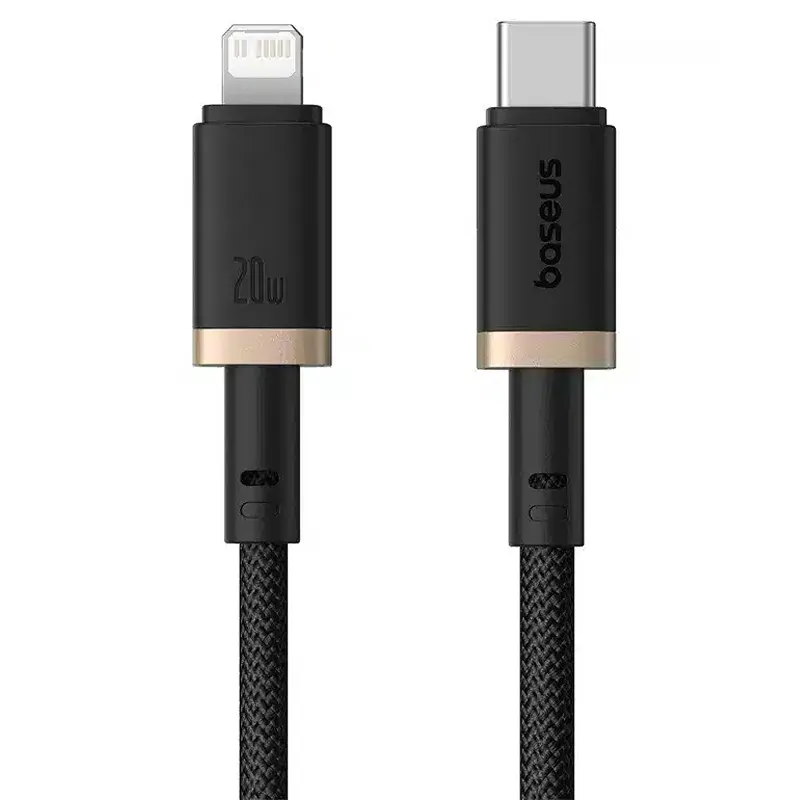 Дата кабель Baseus Dura Series Fast Charging Type-C to Lightning 20W Gold / Black