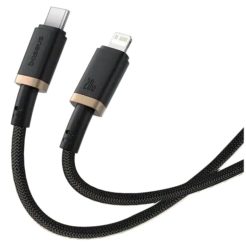 Дата кабель Baseus Dura Series Fast Charging Type-C to Lightning 20W Gold / Black — фото 2