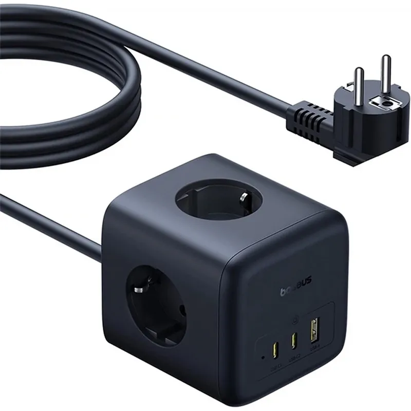 Подовжувач Baseus EnerFill FA11 PD67W+QC3.0 Cosmic Black