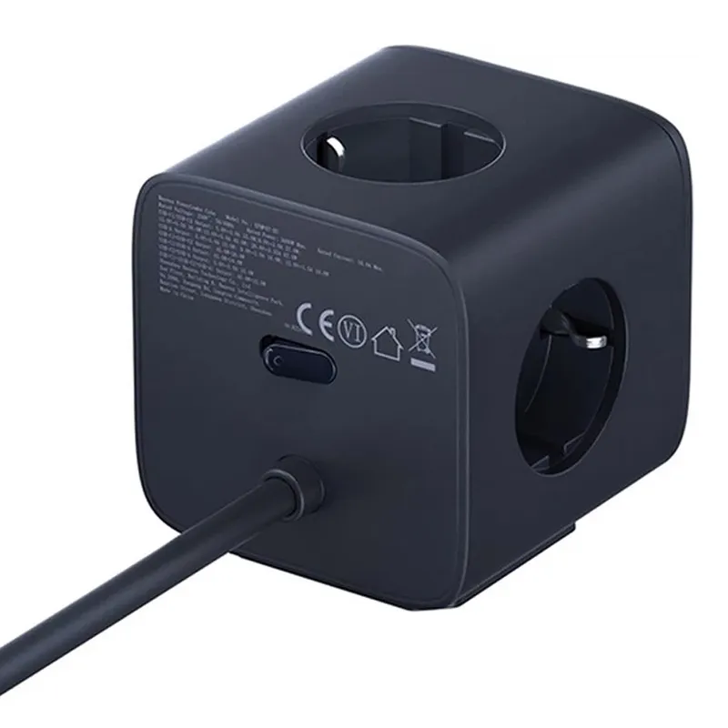 Подовжувач Baseus EnerFill FA11 PD67W+QC3.0 Cosmic Black — фото 4
