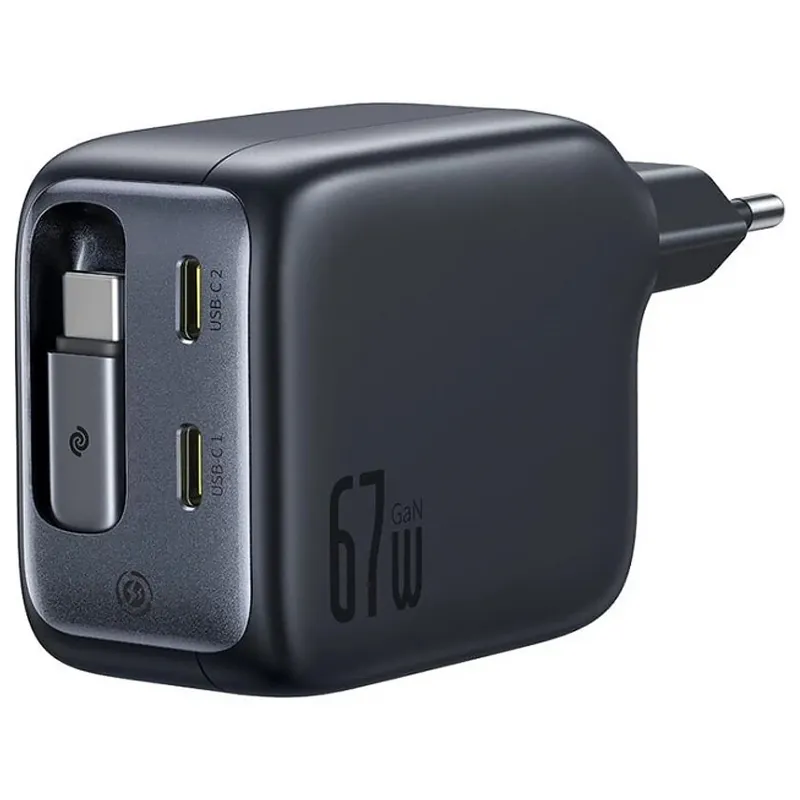 МЗП Baseus EnerCore CJ11 PD67W with retractable cable Cosmic Black